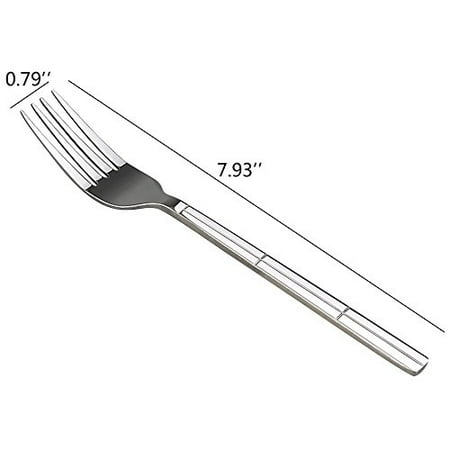 7.97-Inch Lesbin 12-Piece Stainless Steel Dinner Forks//Table Forks